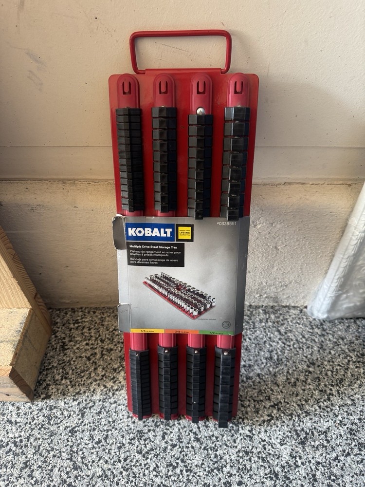 Kobalt Socket Organizer Metal Tray