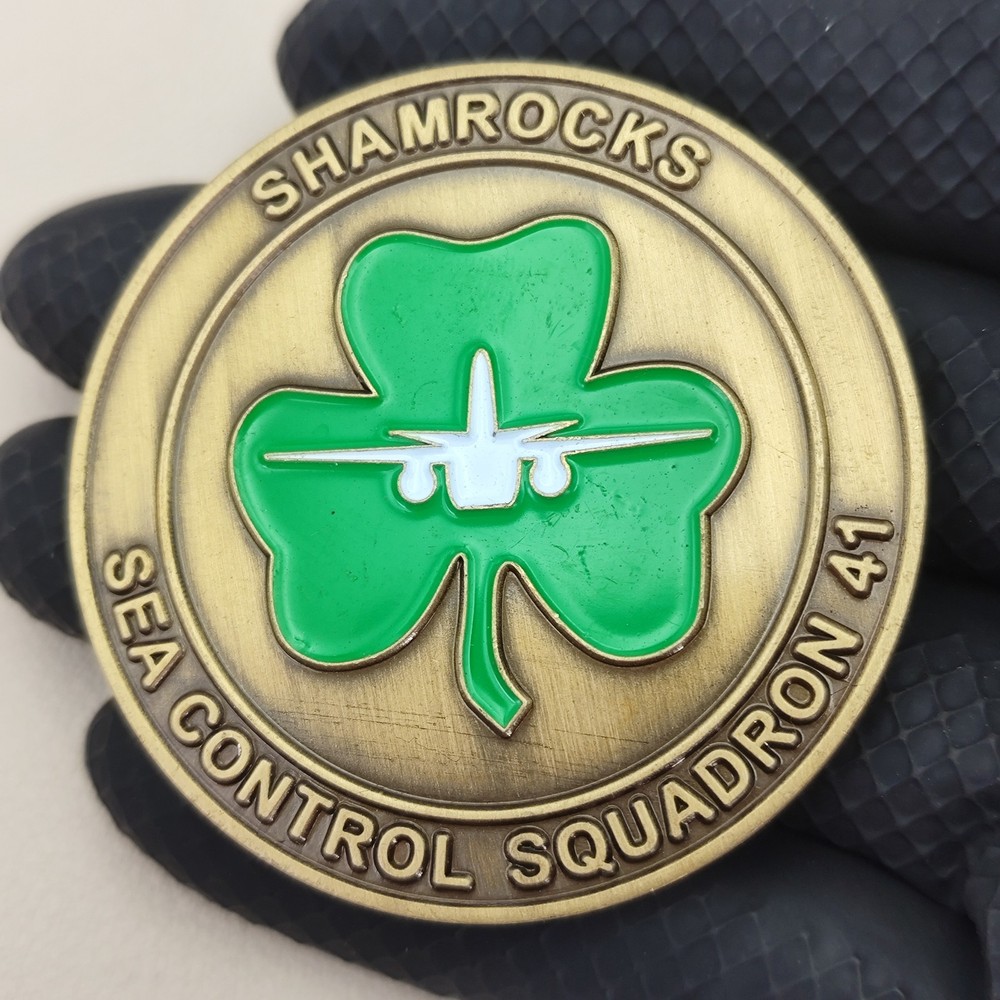 Shamrocks Sea Control Squadron 41 Challenge Coin