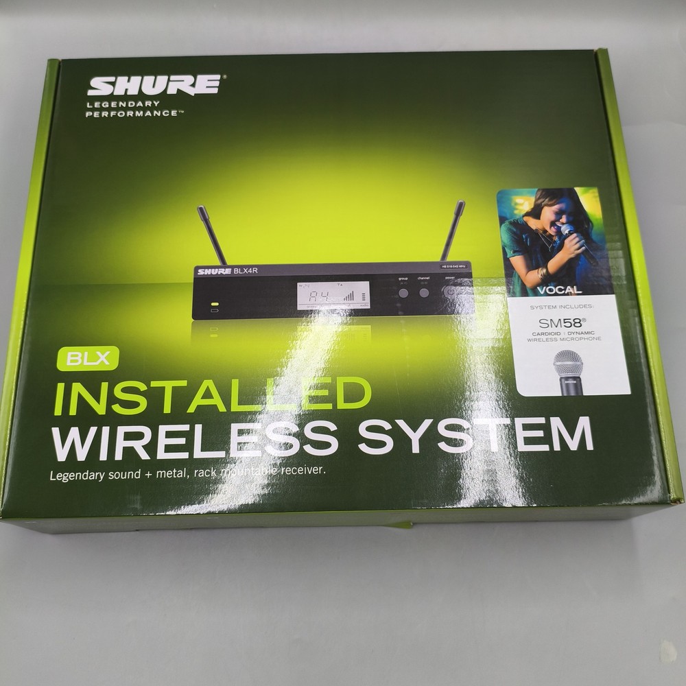 Shure BLX24R/SM58 Wireless Handheld Microphone System New