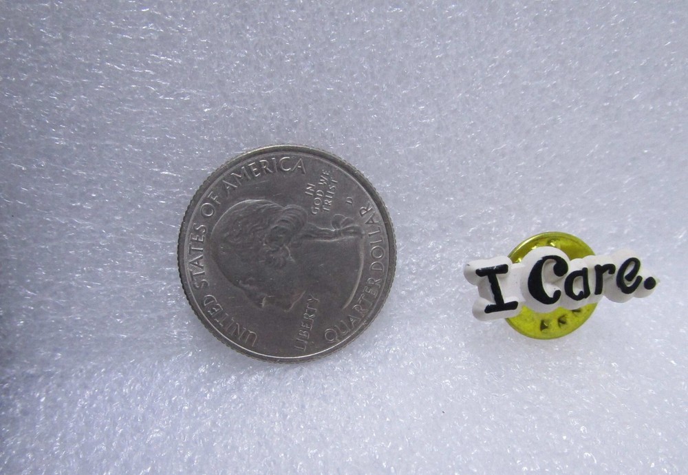 I Care Plastic Pin