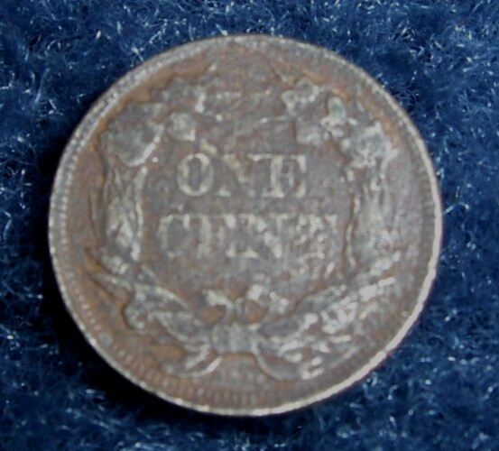 RARE 1858 SMALL LETTERS FLYING EAGLE SMALL CENT COIN-NICE!