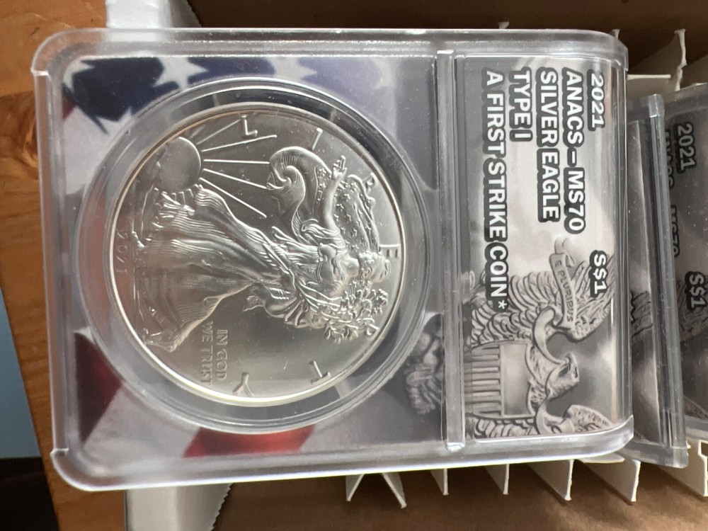 Type 1 Silver Eagles - First Strike