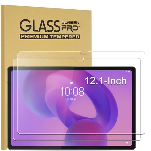 (2-Pack) Tempered Glass Screen Protector for 2025 New Lenovo Idea Tab Plus