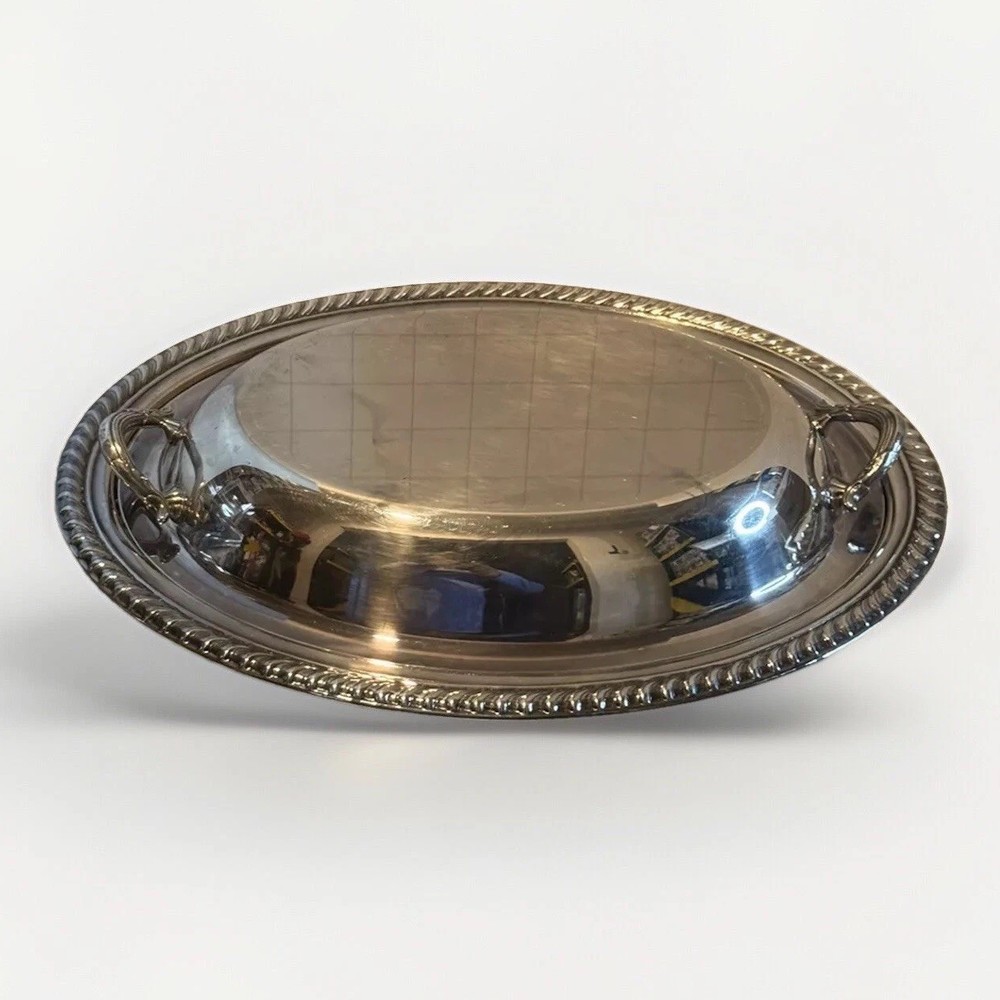 Antique Roger’s & Sons Silver Plated Dish With Lid