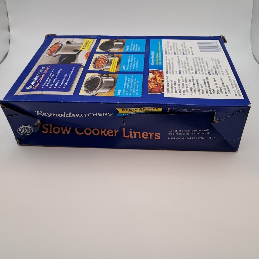 Reynolds Slow Cooker Liners 3-8 Quart 24 Pack READ!