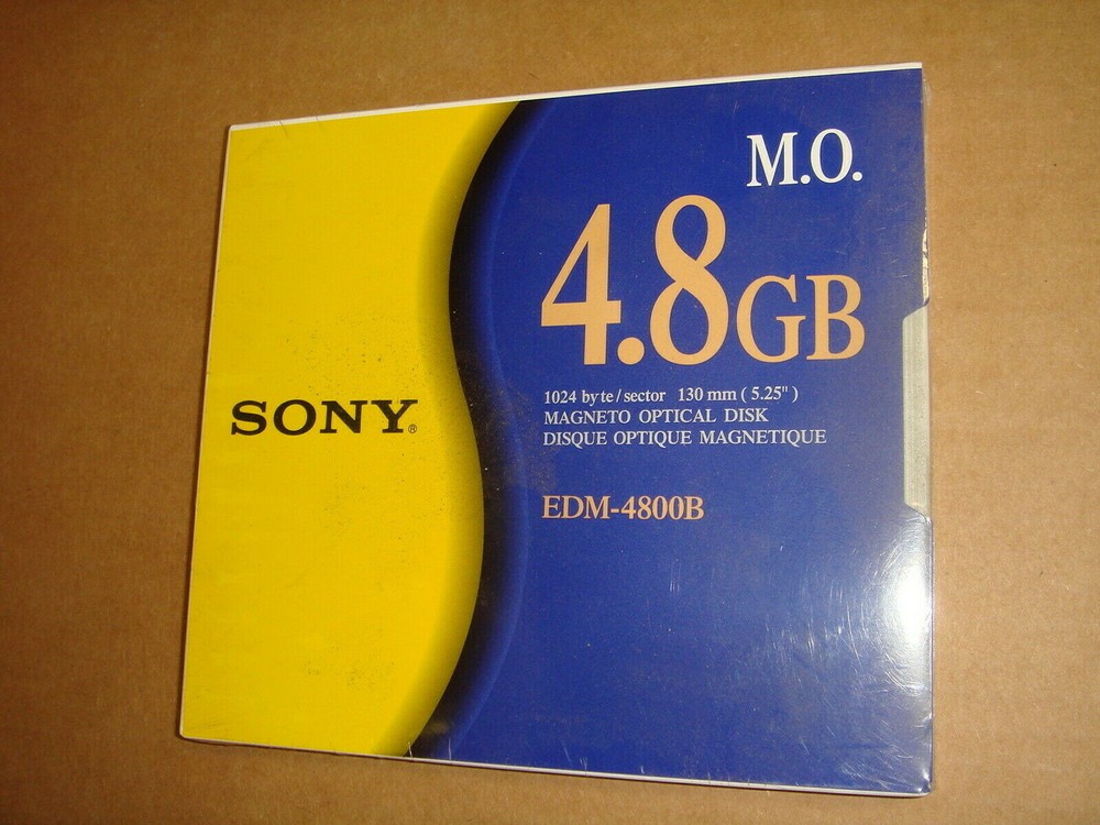 NEW Sony EDM-4800B 4.8GB 5.25 MO OPTICAL DISK