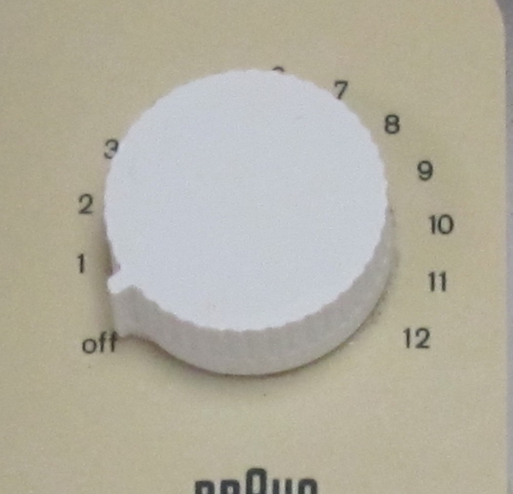 Knob for Braun Coffee Bean Mill Grinder model KMM20, Type 4045