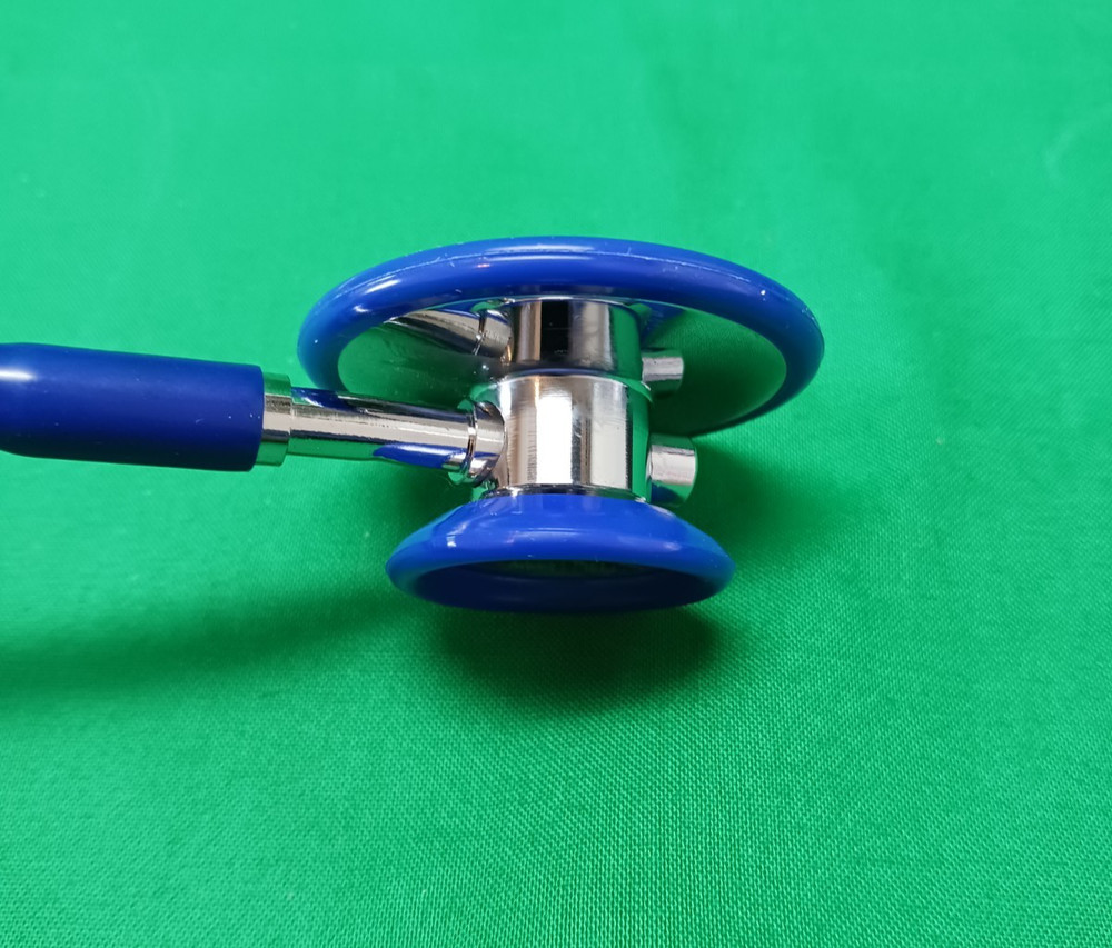 Unbranded Dual Head Stethoscope Blue Needs Ear Tips