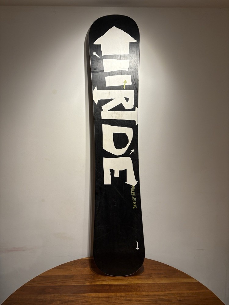 Ride Mikey LeBlanc Snowboard ~154cm Needs Tune Deep Scratches Base No Bindings