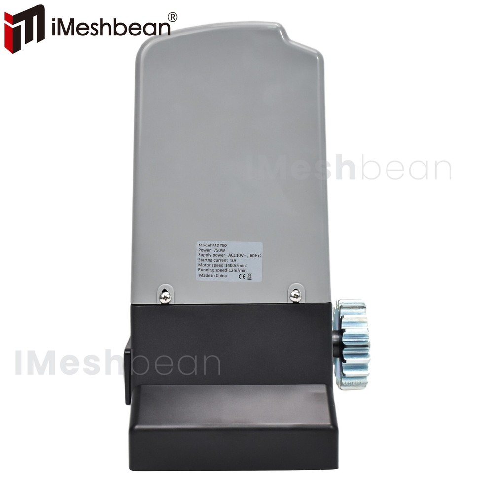 5000LBS Automatic Sliding Gate Opener Rack Driven APP+Keypad+4 Remote Controls