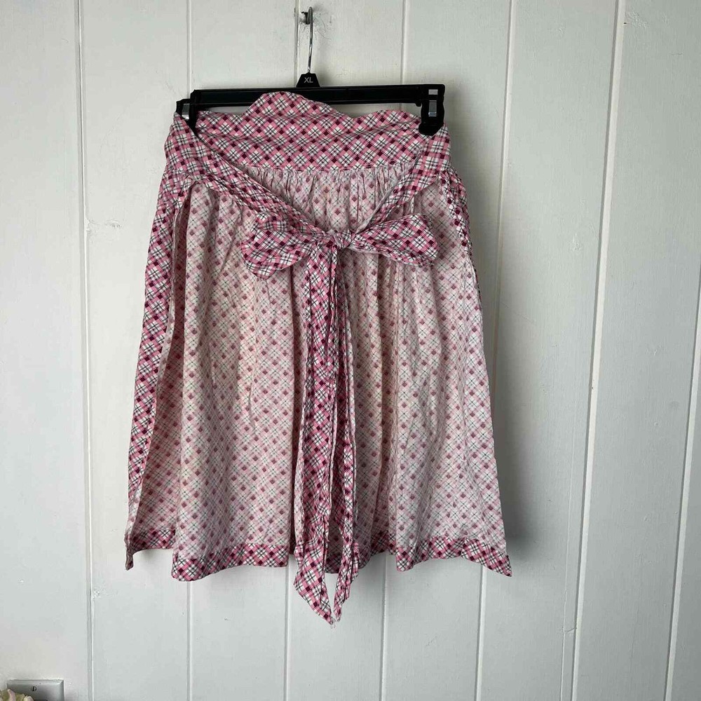 Vintage 1950’s Kitchen Pink Plaid Apron