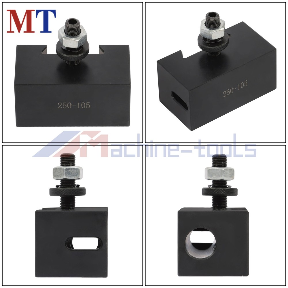 AXA 250-105 Morse Taper #2 Holder With #5 Tool Post Quick Release