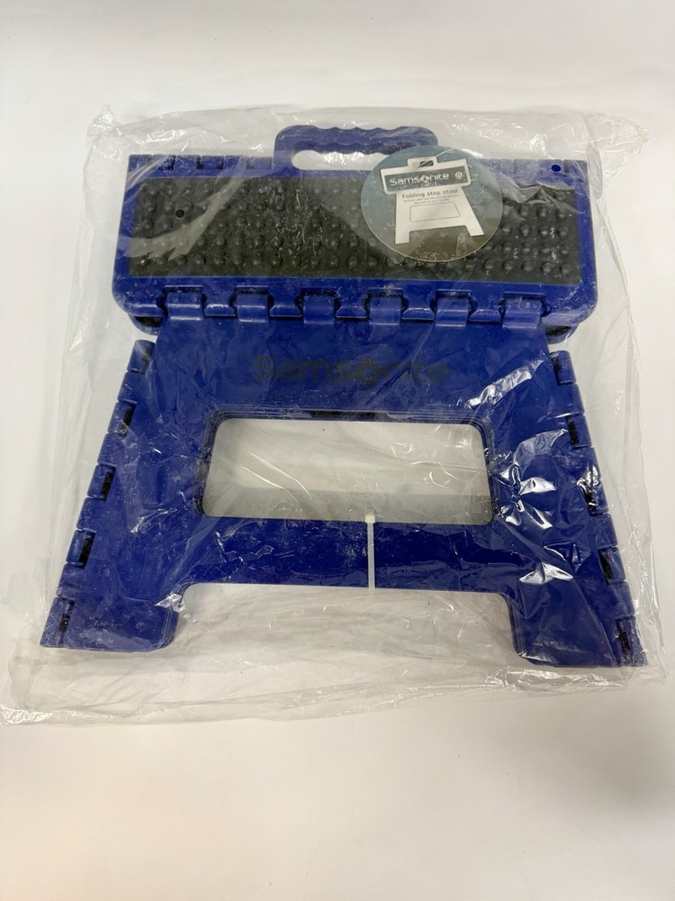Rare Samsonite Folding Step Stool Antiskid Rubber Collapsible Nos W Tag