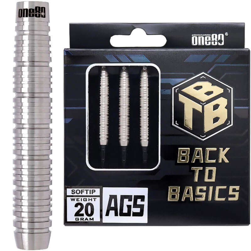 ONE80 Back to Basic AGS 2BA 20g Dart Barrels