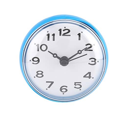 Waterproof Bathroom Shower Clock, Suction Cup Wall Clock Mini 2.8"x1.6"