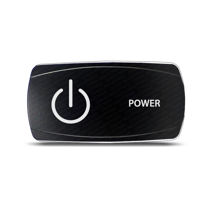 CH4X4 Marine Rocker Switch Power Symbol