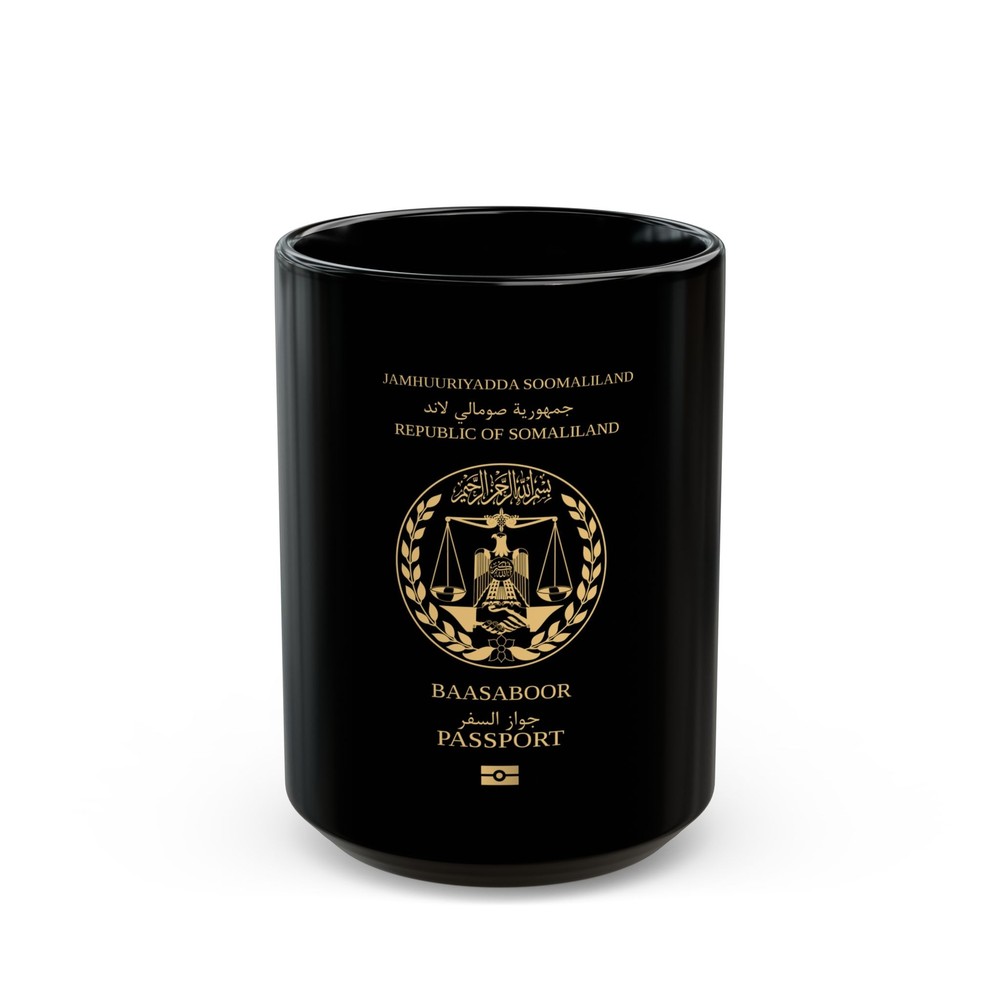 Somaliland Passport - Black Coffee Mug
