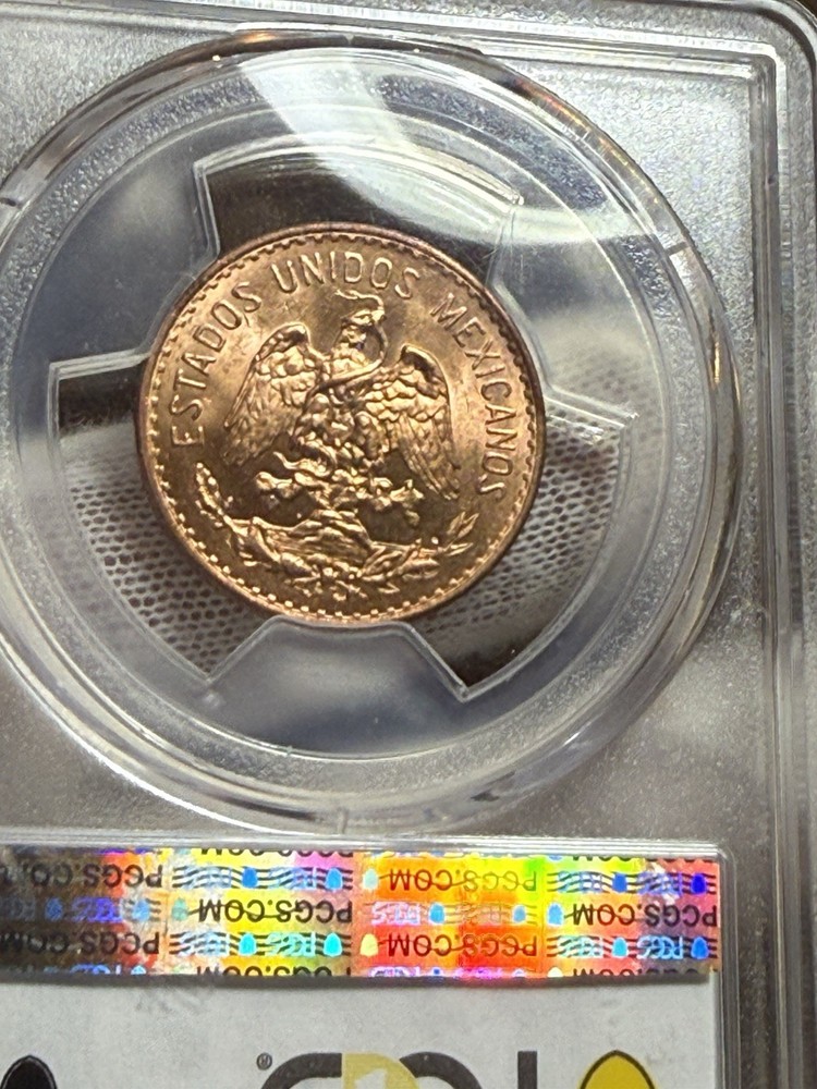 1941 -Mo Mexico 2 Centavos PCGS MS64 RD Red