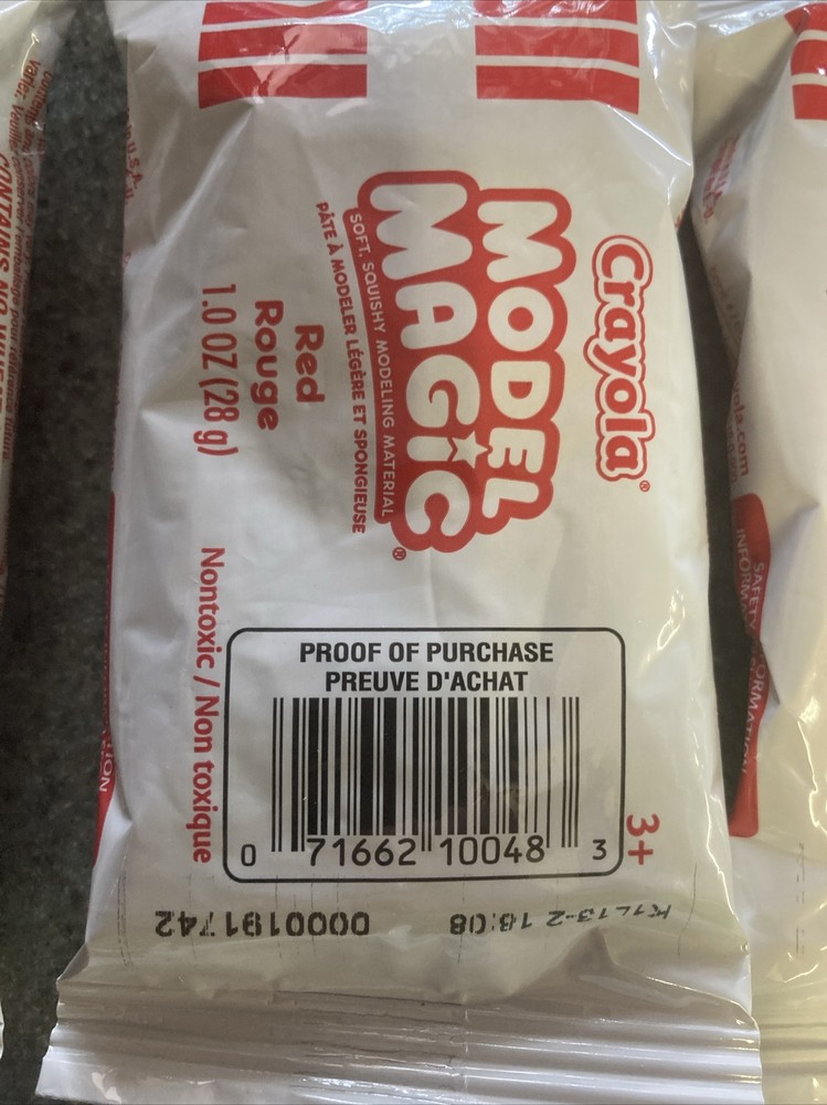 10 Pack 1oz Red Crayola Model Magic