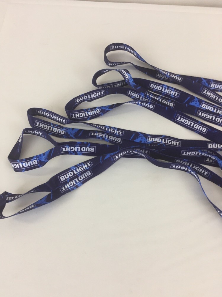 Bud Light Lanyard Pack of 6 quantity in 17'' length