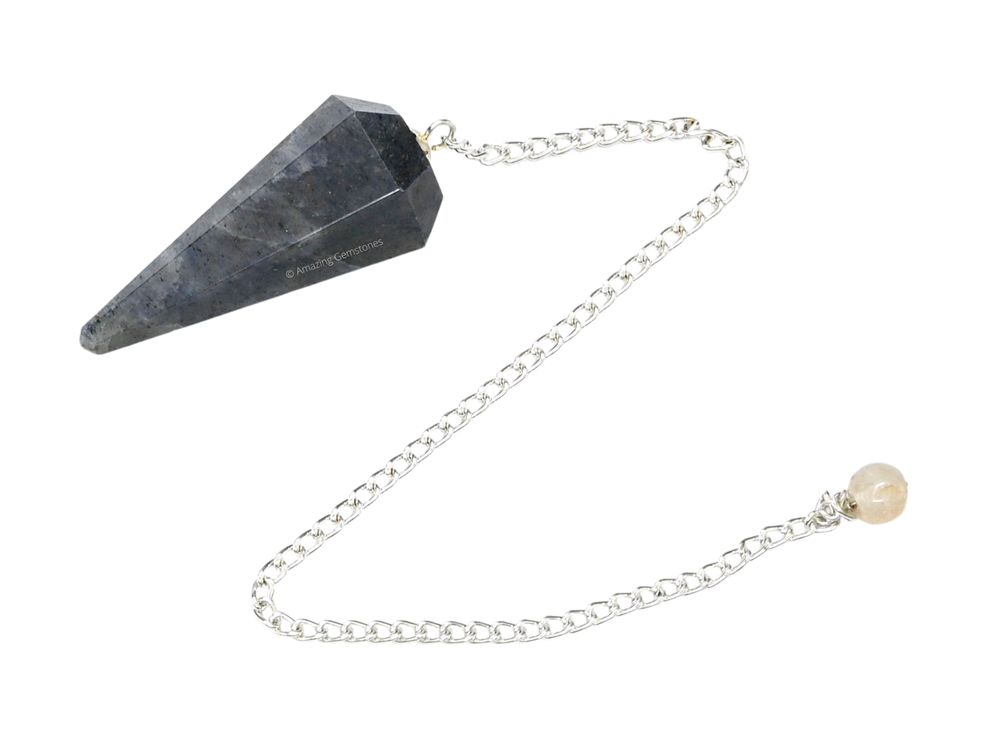 Iolite Dowsing Crystal Pendulum