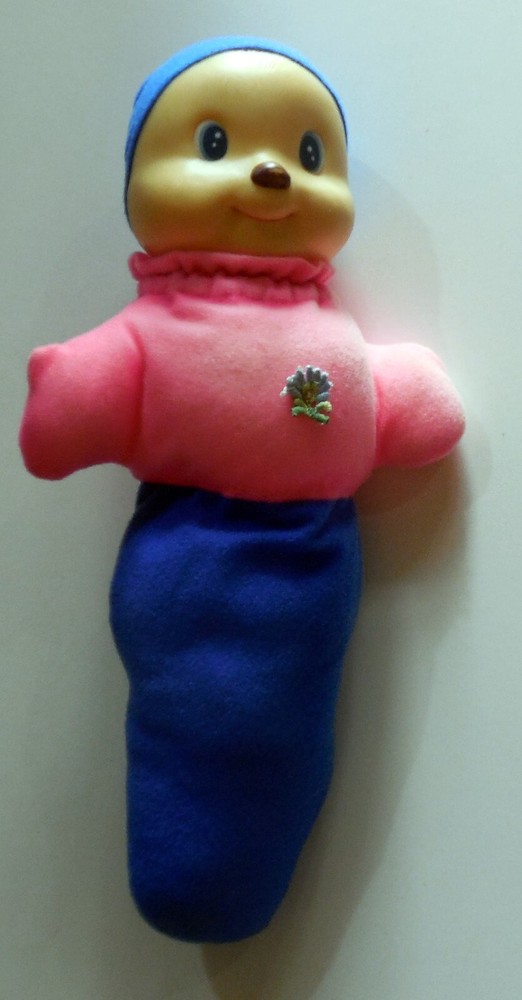 VINTAGE LIGHT 32 CM FUR DOLL