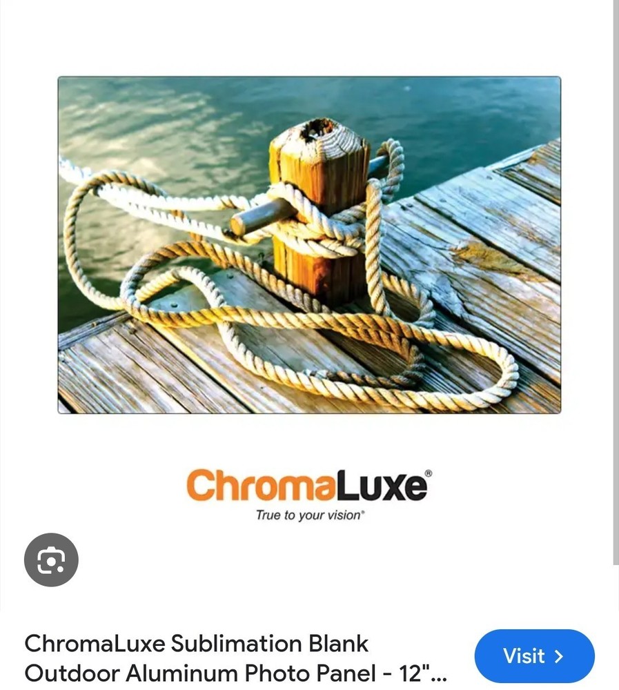 chromeluxe sublimation metal blank 12x18