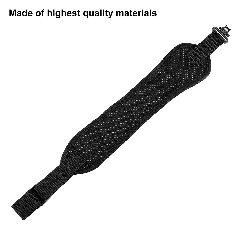 Shotgun Sling with Shell Holder,Adjustable Shoulder Padding Strap with Swivels