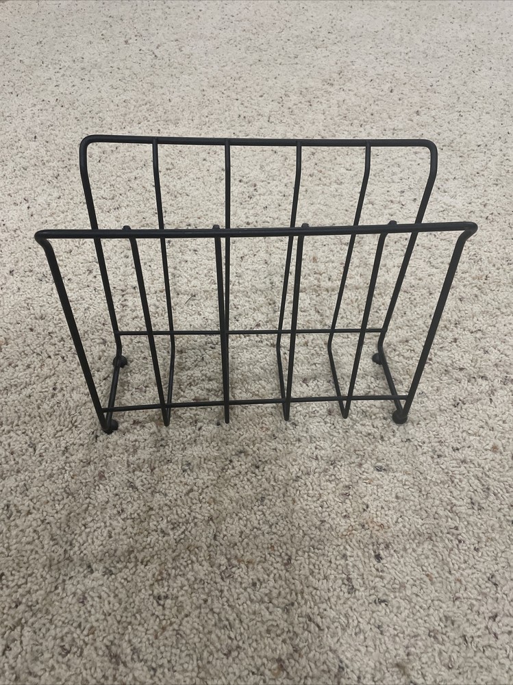 Black Metal Magazine Book Holder