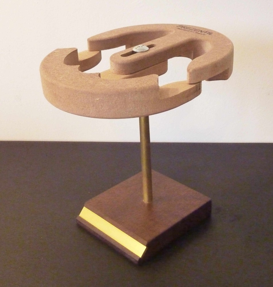 WALNUT DISPLAY, KEPI CAP hat holder us soviet german cap military ww2