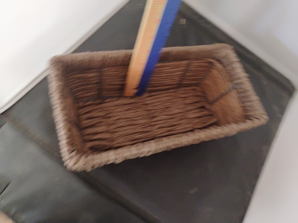 Banana Leaf Basket With Metal Frame