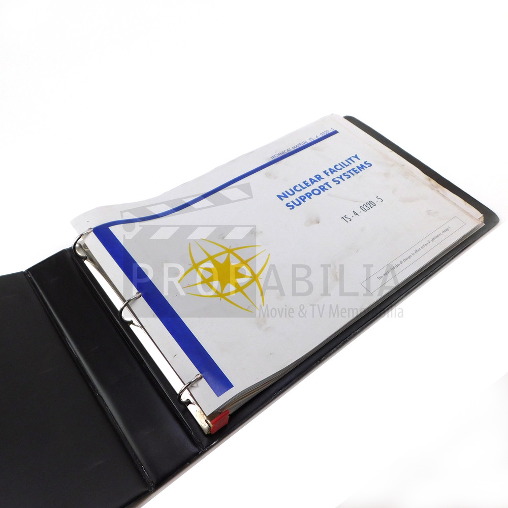 THE 100 Nuclear Facility Binder Original Prop (01010-2968)