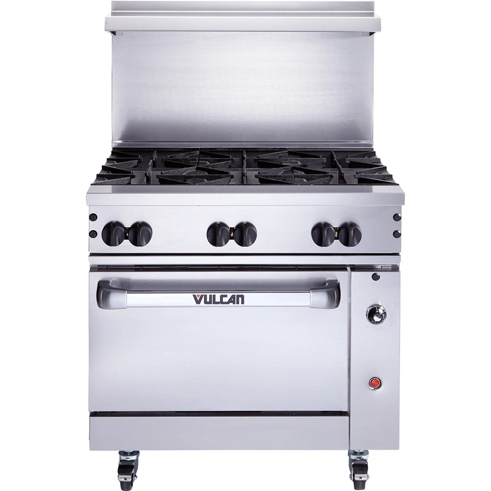 Vulcan 36S-6B Endurance Restaurant Range 36" 6 Burner, Std. Oven