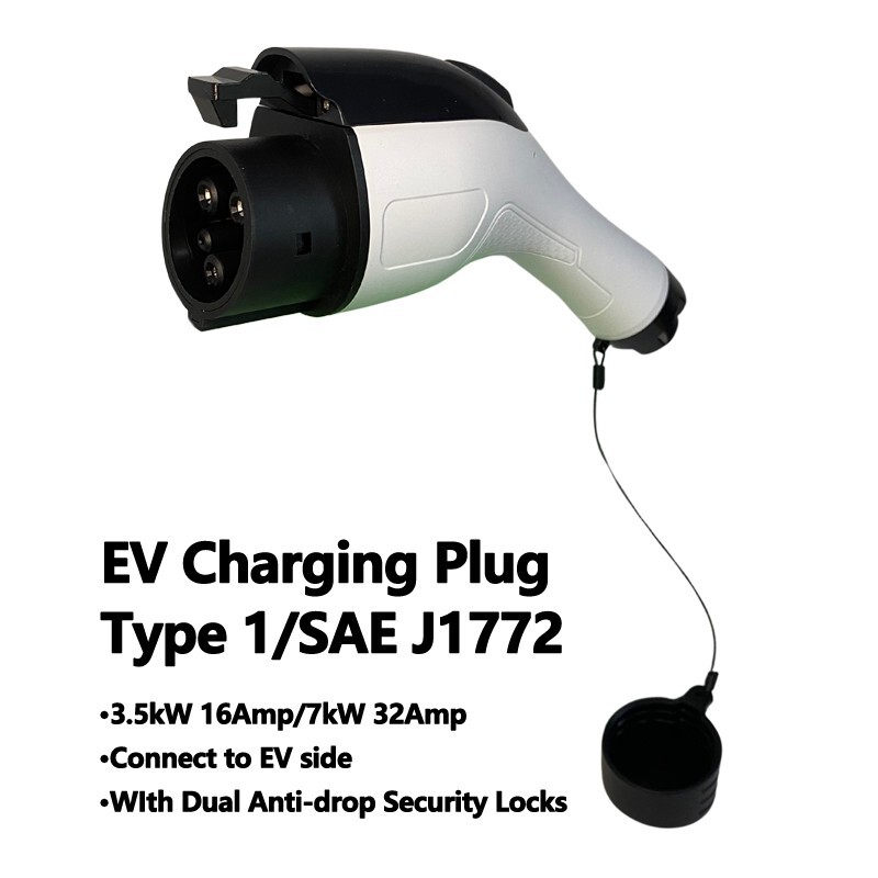 FITMPH Type1 EV Replacement Plug 32A 7kW Connector Level 2 Charging Cable Nozzle