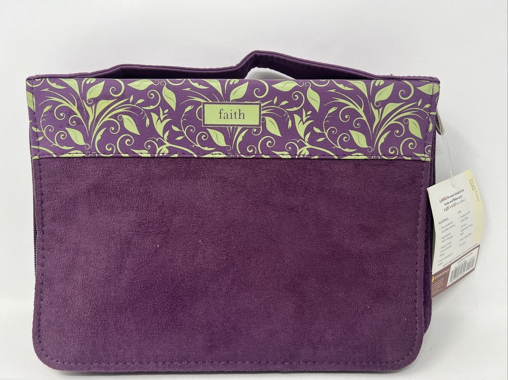 Book And Bible Cover Zips With handle Large