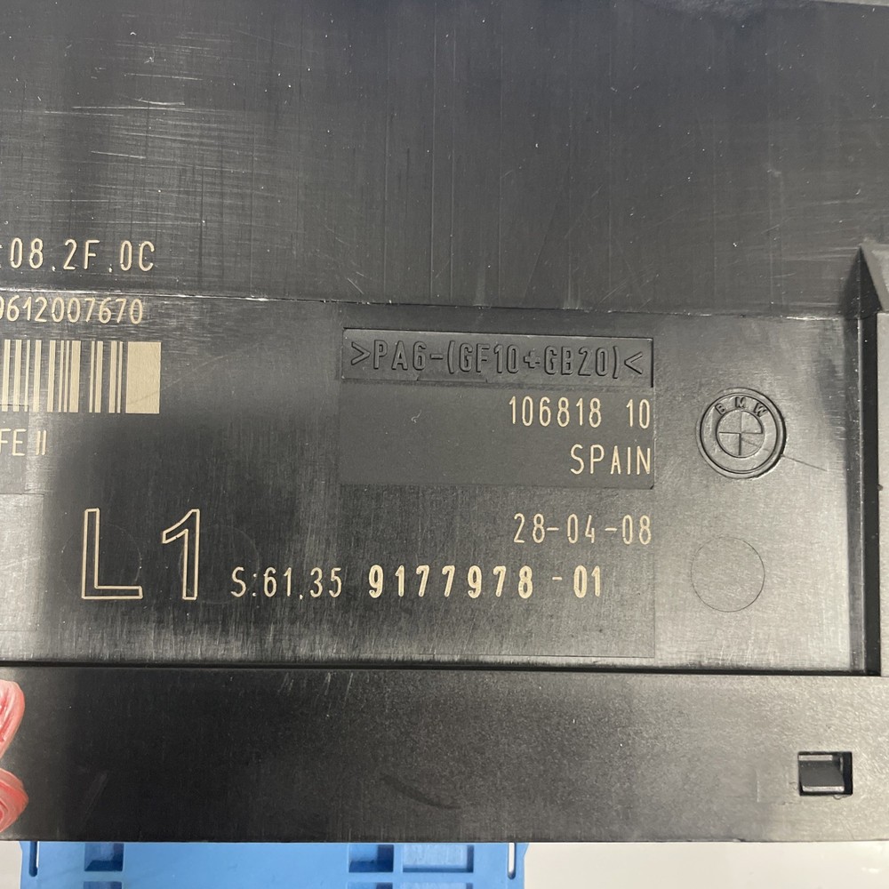 2008 BMW 328i E92 JBE Junction Fuse Box Control Module BCM 61359177978 E90 E93