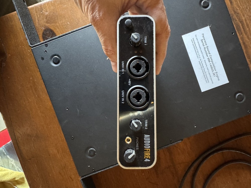 Symbolic Sound Pacarana Sound Engine + Echo AudioFire 4 Interface - Kyma System
