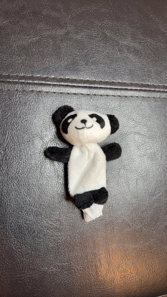 Vintage Panda Finger Puppet