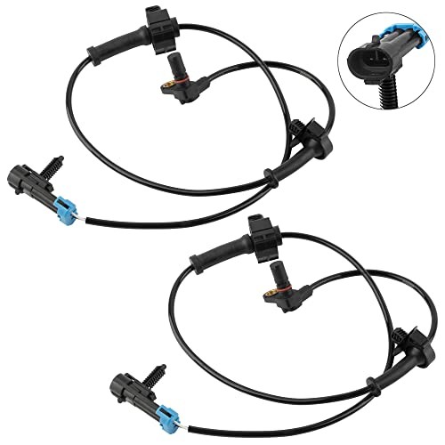 2PCS Rear Left & Right Side ABS Wheel Speed Sensor for Chevy