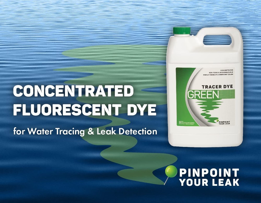 Green Tracing Dye - Highly Visible Concentrated Fluorescent Leak Detection...