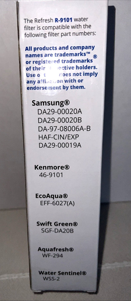NIB Refresh Refrigerator Water Filter Samsung DA29-00020B, HAF-CIN/EXP NEW
