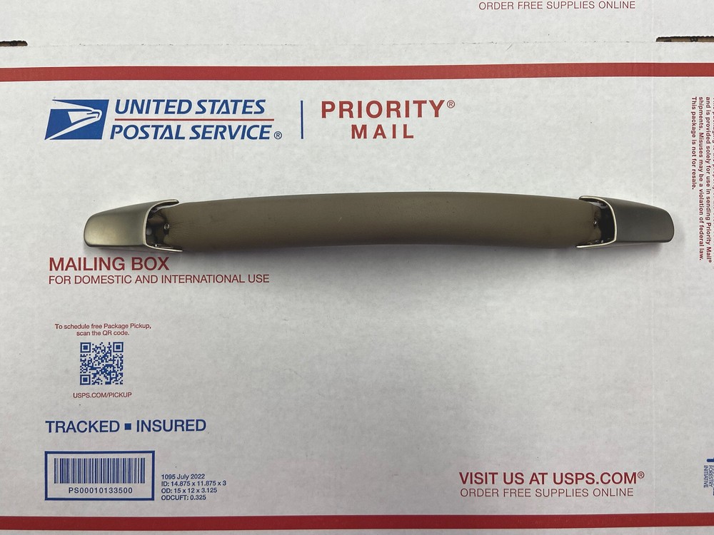03-11 Lincoln Town Car Designer Door Panel Pull Strap Handle Beige