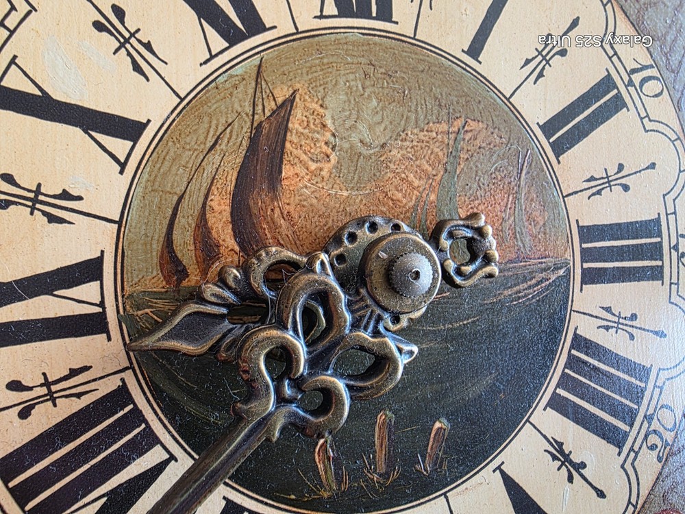 Warmink Clock Dial, Movement Wall Clock And Chains Moon Phase