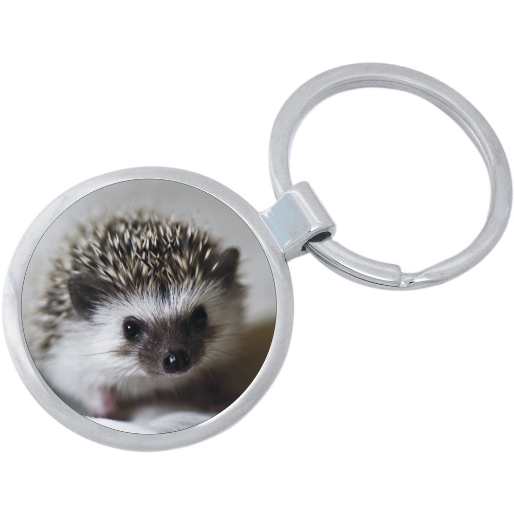 Baby Hedgehog Keychain - Includes 1.25 Inch Loop for Keys or Backpack