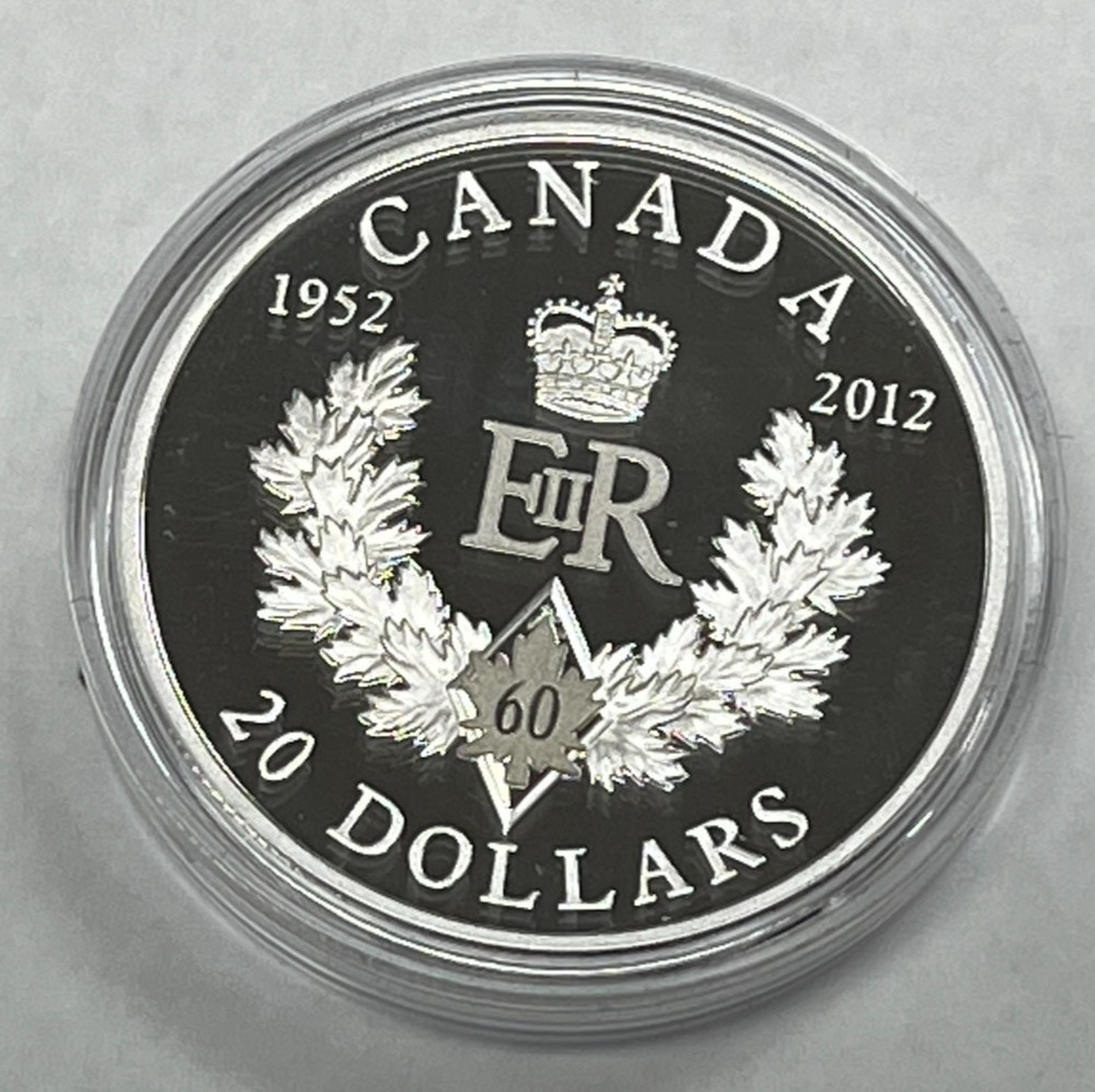 2012 $20 Canada Royal Cypher silver coin