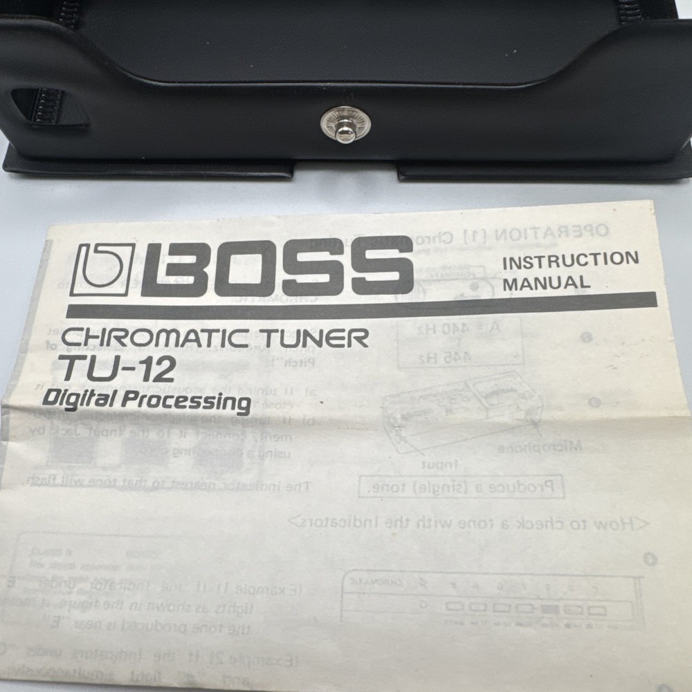 BOSS TU-12 Chromatic Tuner From Japan