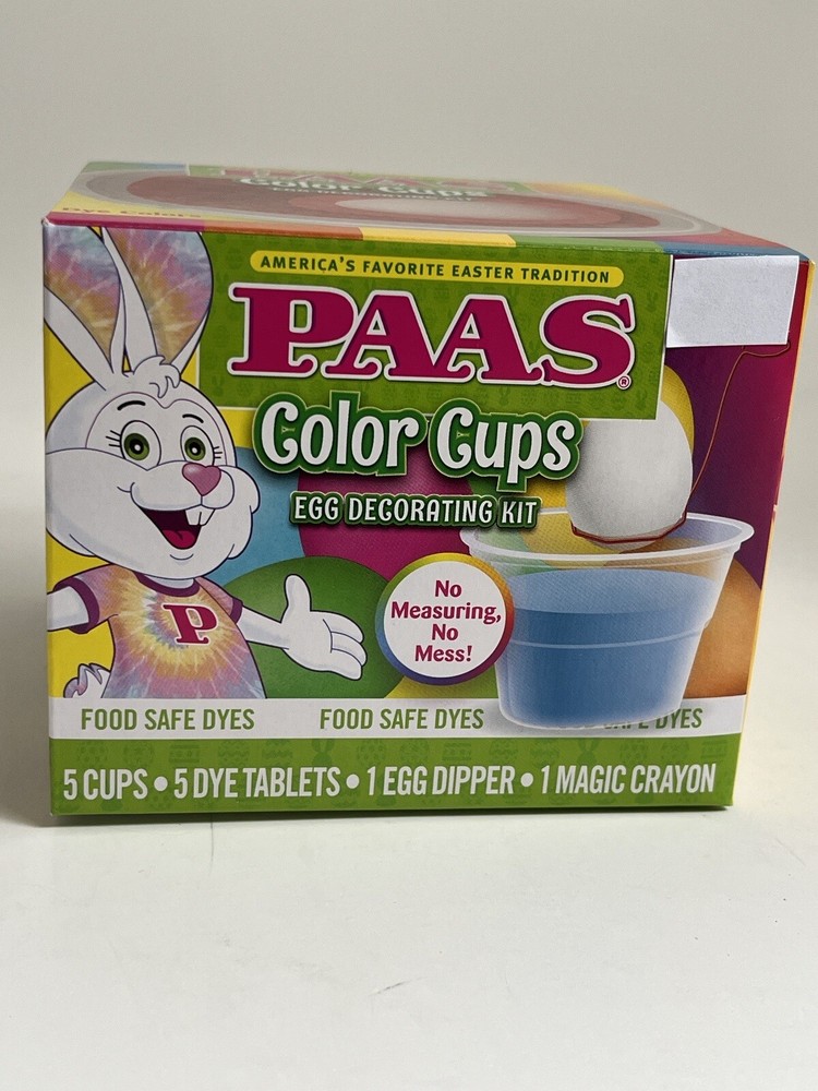 Paas Easter Bundle Egg Coloring Color Dye Kit Plus 3 Egg Dipper Baskets New