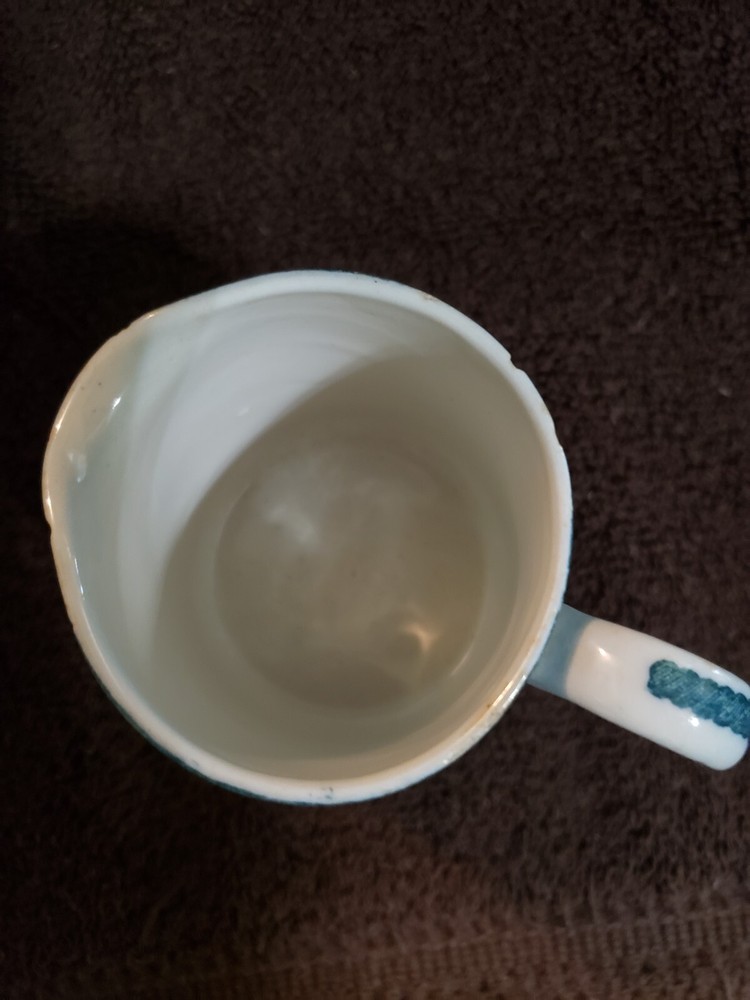 Imperial Woolworth Creamer Blue & Ivory