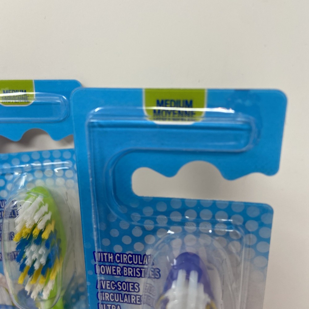 6 Colgate Toothbrushes Extra Clean Circular Power Bristles MEDIUM Colors Vary