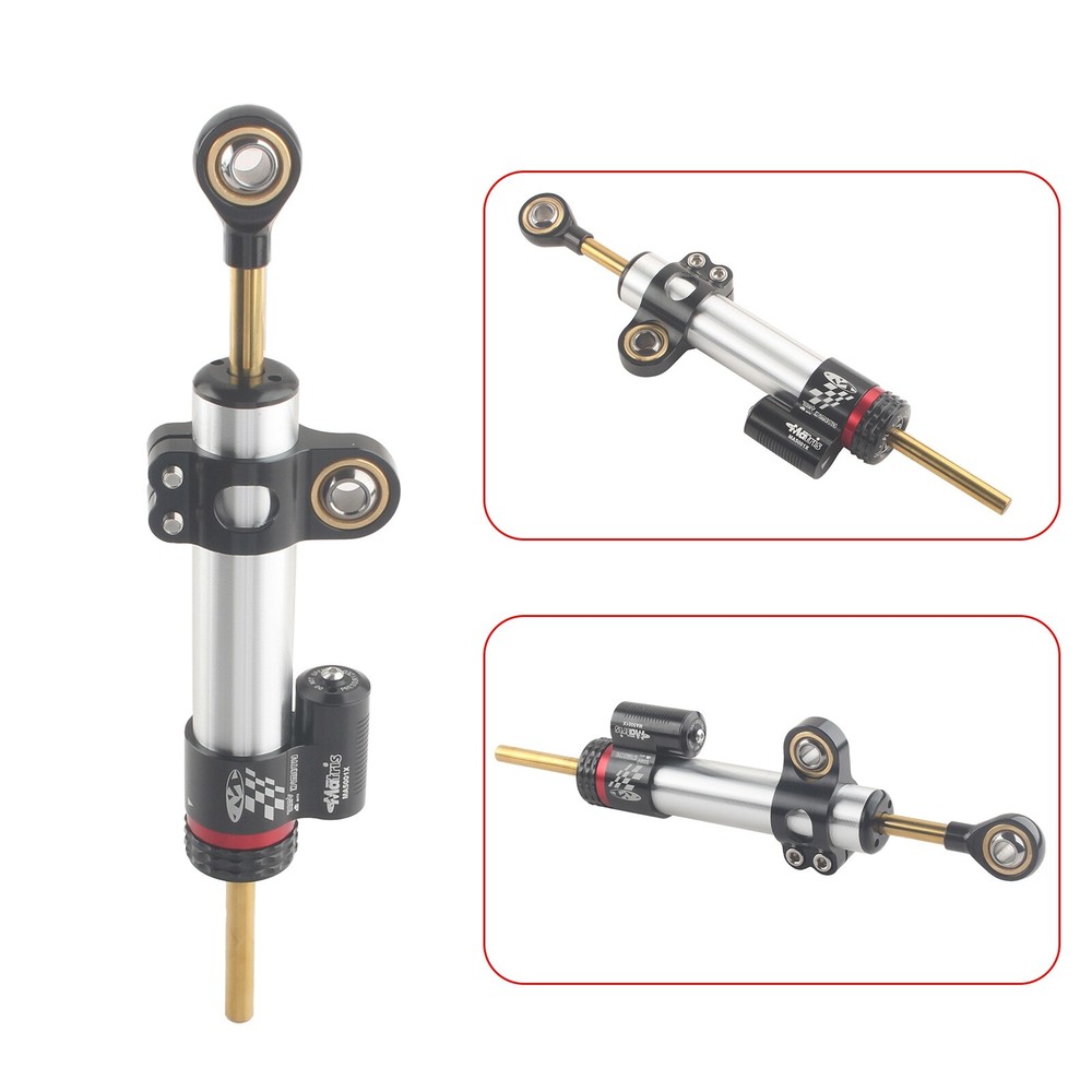 Universal Steering Damper Stabilizer Linear Reversed Safety Control Motorcycle·